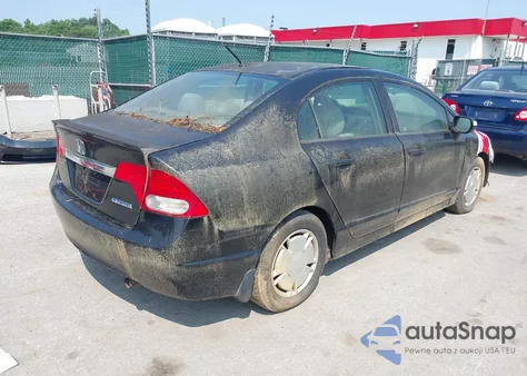 2009 Honda Civic Hybrid Hybrid z USA, uszkodzony, nr VIN JHMFA36249S016638